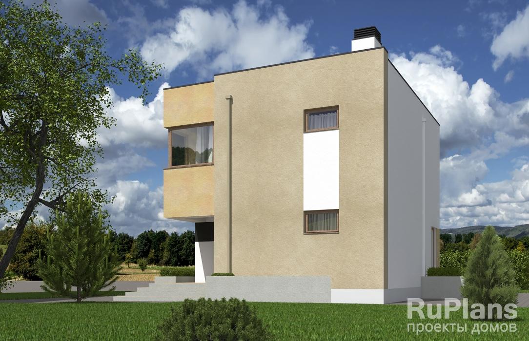 Rg5515 — проект двухэтажного дома с террасой