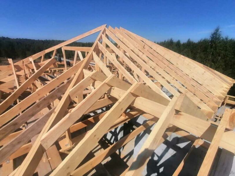 Устройство стропильной системы крыши КП Марьина роща